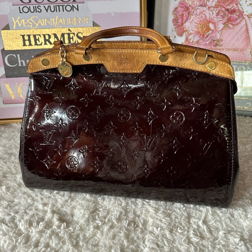 Louis Vuitton Vernis Brea GM Amarante